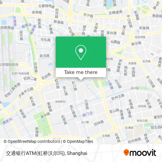 交通银行ATM(虹桥沃尔玛) map