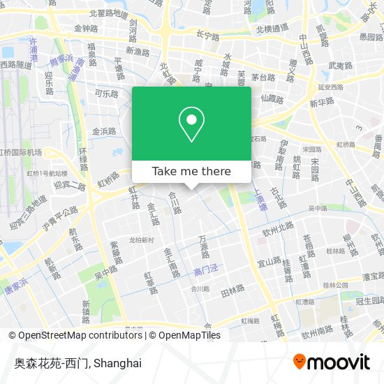 奥森花苑-西门 map