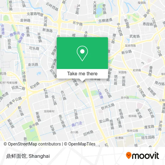 鼎鲜面馆 map