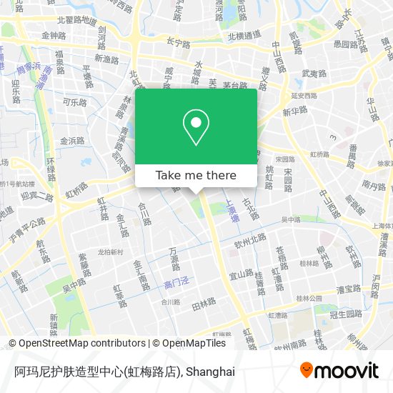 阿玛尼护肤造型中心(虹梅路店) map