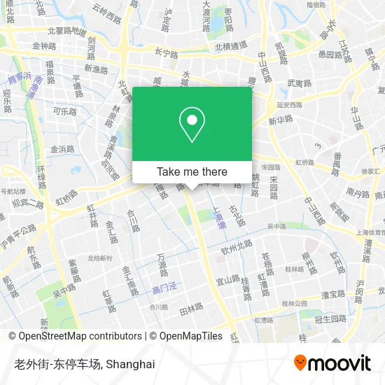 老外街-东停车场 map
