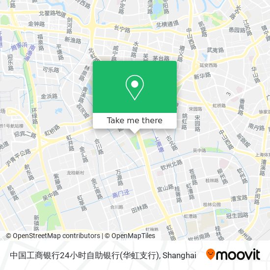 中国工商银行24小时自助银行(华虹支行) map