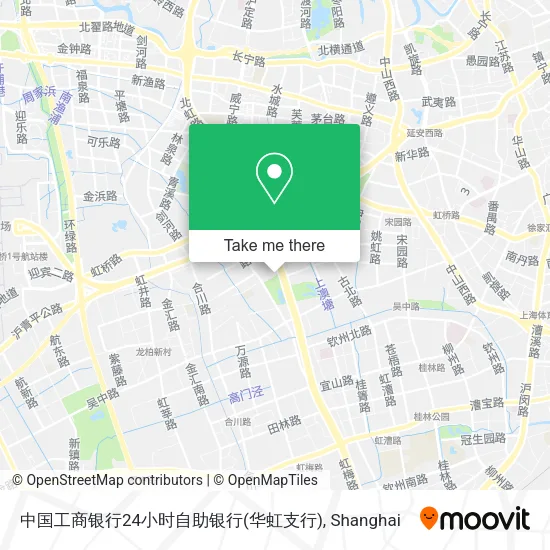 中国工商银行24小时自助银行(华虹支行) map