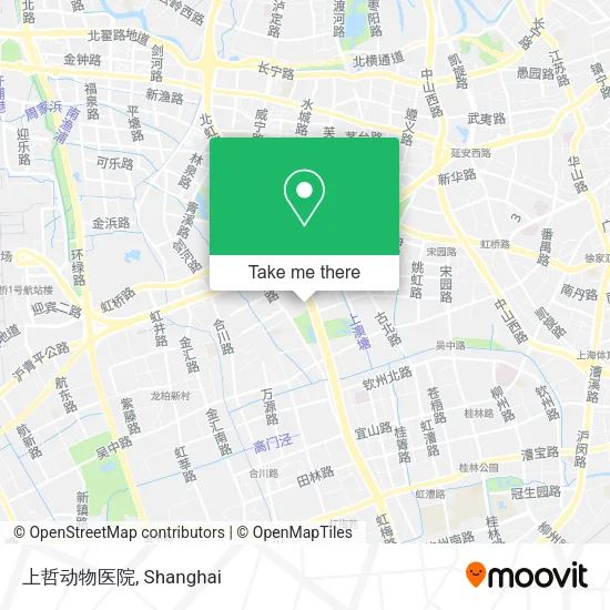 上哲动物医院 map