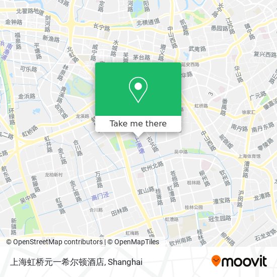 上海虹桥元一希尔顿酒店 map