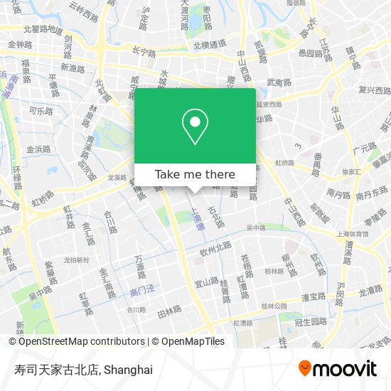 寿司天家古北店 map
