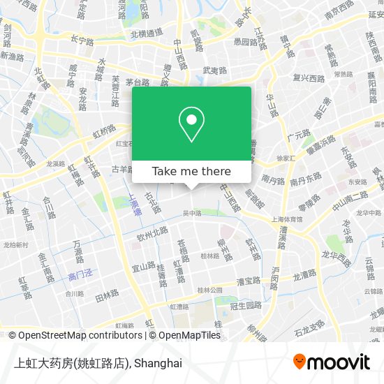 上虹大药房(姚虹路店) map
