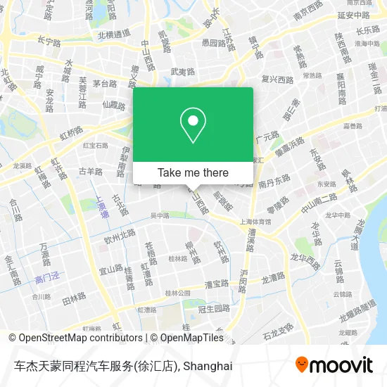 车杰天蒙同程汽车服务(徐汇店) map