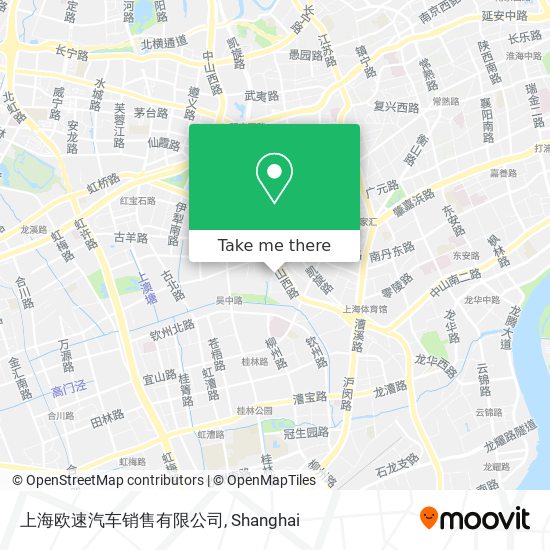 上海欧速汽车销售有限公司 map