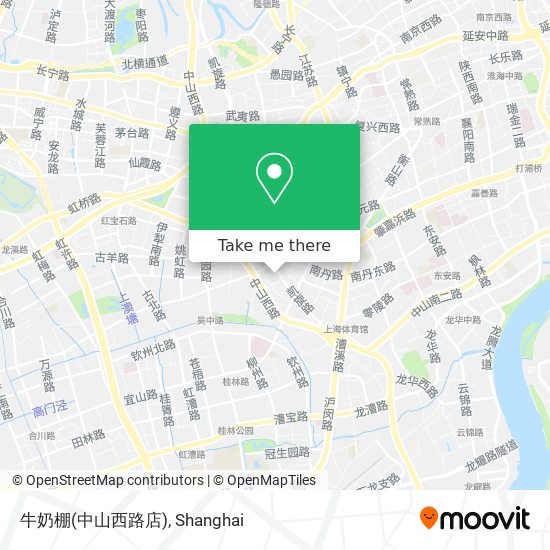 牛奶棚(中山西路店) map