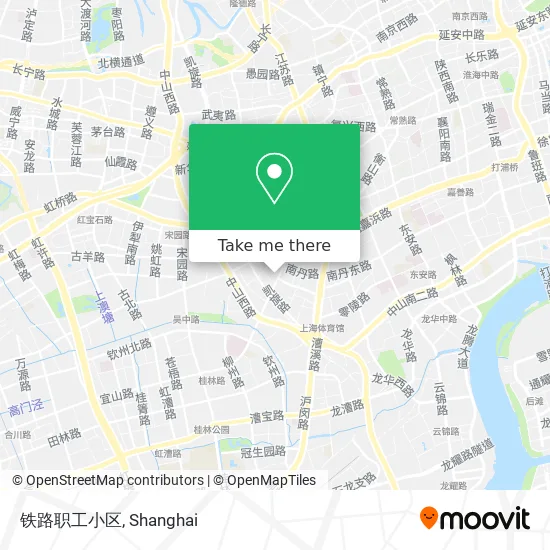铁路职工小区 map