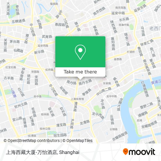 上海西藏大厦-万怡酒店 map