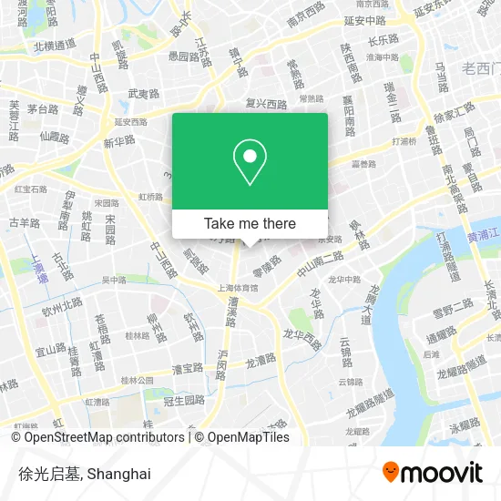徐光启墓 map