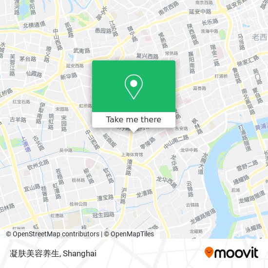 凝肤美容养生 map