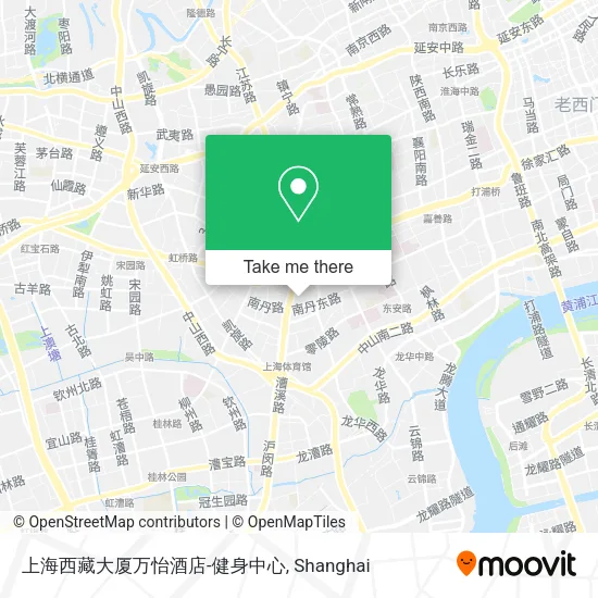 上海西藏大厦万怡酒店-健身中心 map