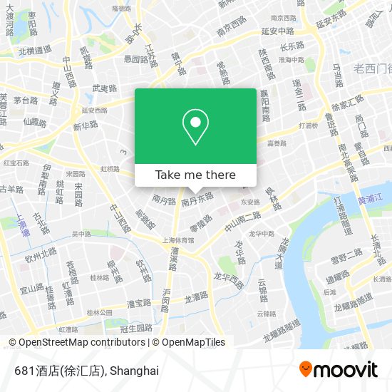 681酒店(徐汇店) map