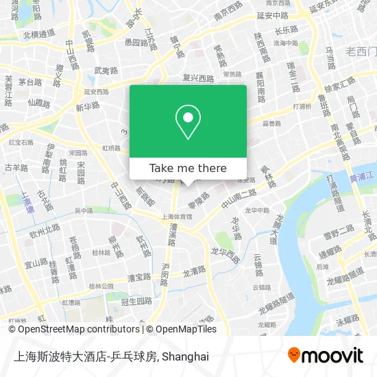 上海斯波特大酒店-乒乓球房 map