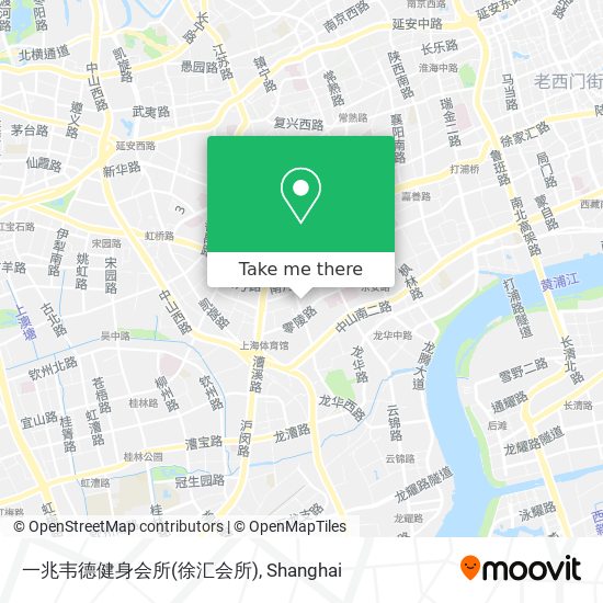 一兆韦德健身会所(徐汇会所) map