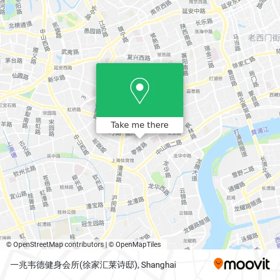 一兆韦德健身会所(徐家汇莱诗邸) map