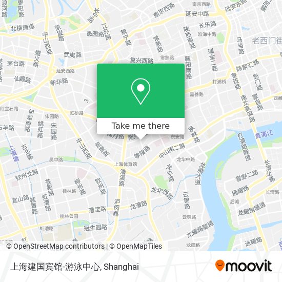 上海建国宾馆-游泳中心 map