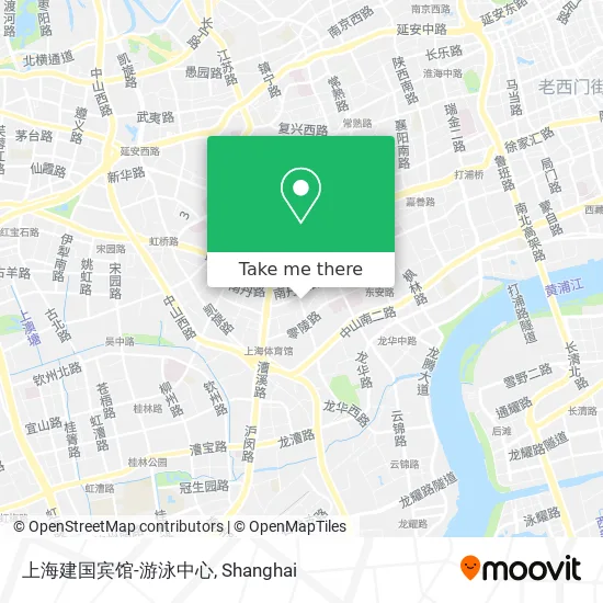 上海建国宾馆-游泳中心 map