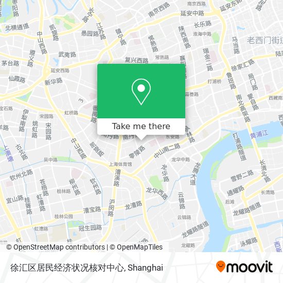 徐汇区居民经济状况核对中心 map
