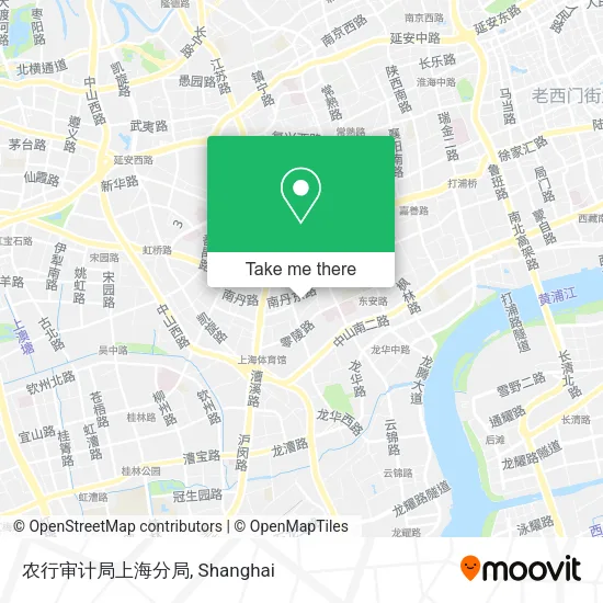 农行审计局上海分局 map