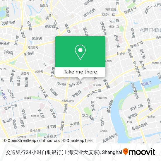 交通银行24小时自助银行(上海实业大厦东) map