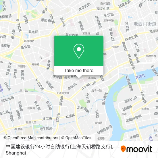 中国建设银行24小时自助银行(上海天钥桥路支行) map