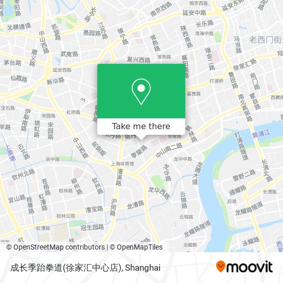 成长季跆拳道(徐家汇中心店) map