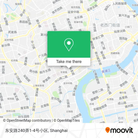 东安路240弄1-4号小区 map