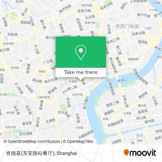 肯德基(东安路站餐厅) map