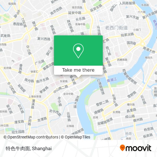 特色牛肉面 map