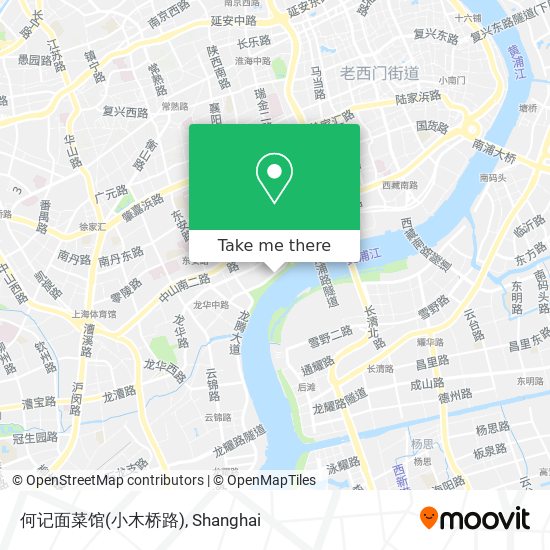 何记面菜馆(小木桥路) map