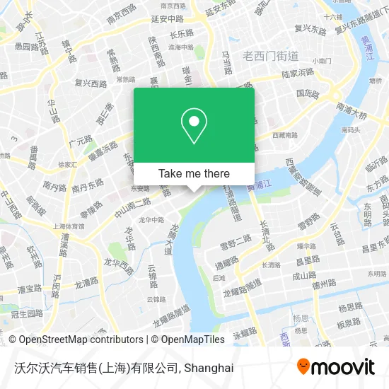 沃尔沃汽车销售(上海)有限公司 map