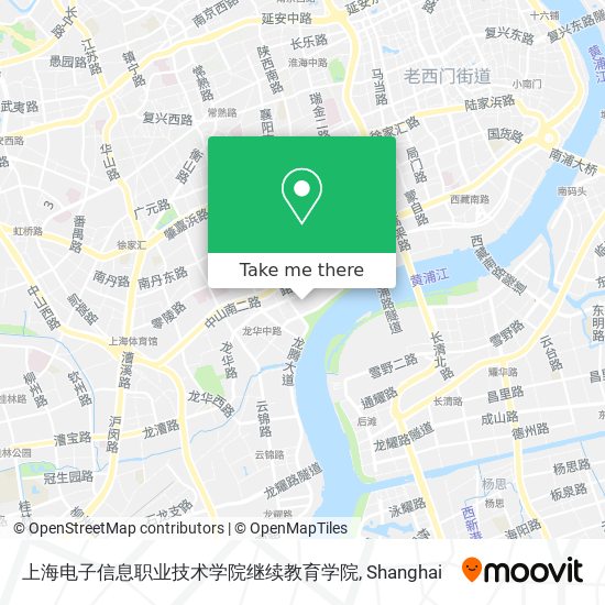 上海电子信息职业技术学院继续教育学院 map