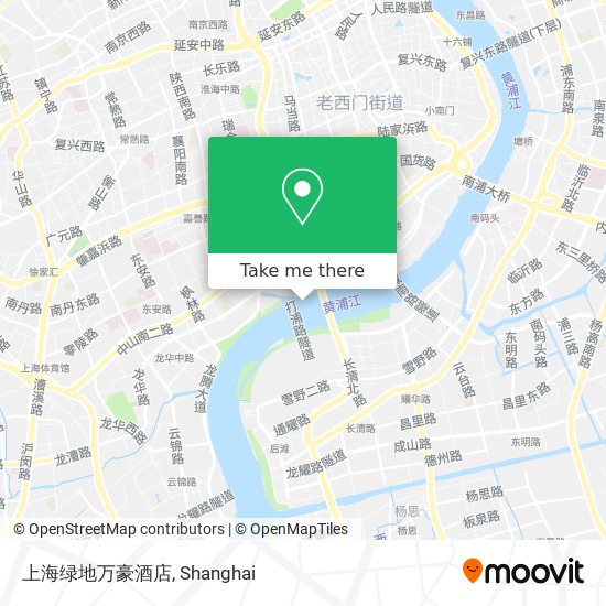 上海绿地万豪酒店 map