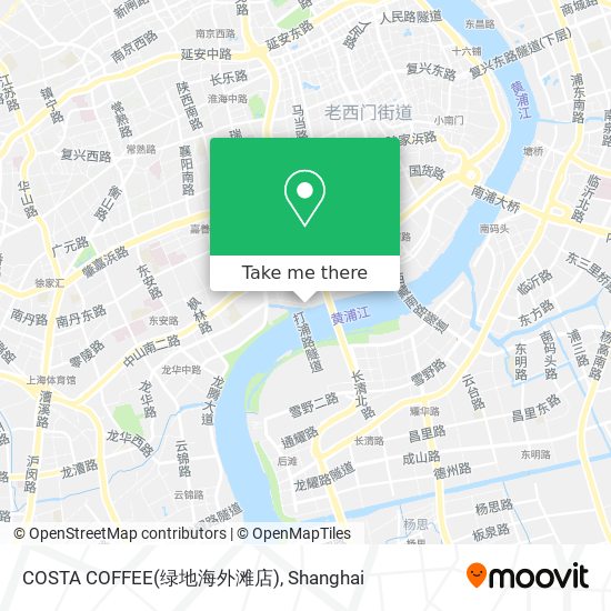COSTA COFFEE(绿地海外滩店) map