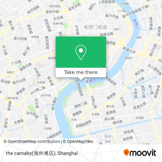 the carnaby(海外滩店) map