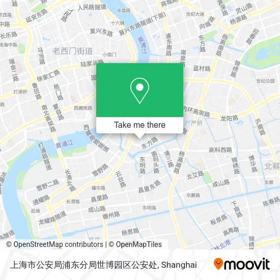 上海市公安局浦东分局世博园区公安处 map