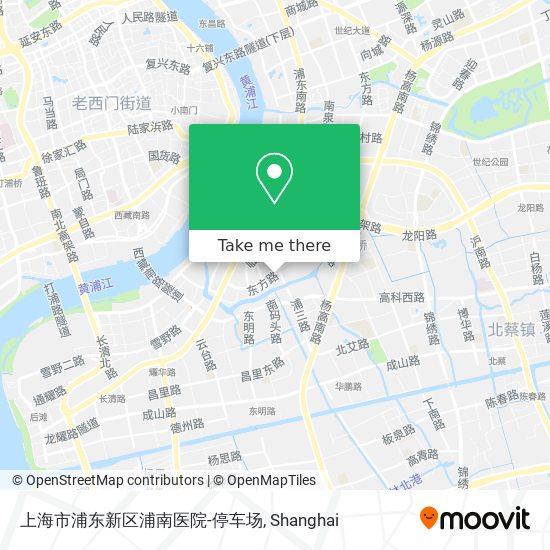 上海市浦东新区浦南医院-停车场 map