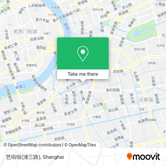 芭啦啦(浦三路) map