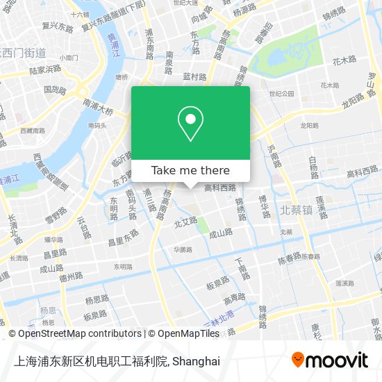 上海浦东新区机电职工福利院 map