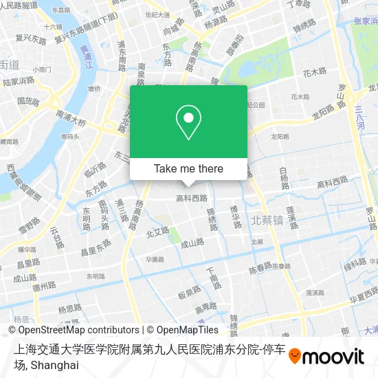 上海交通大学医学院附属第九人民医院浦东分院-停车场 map