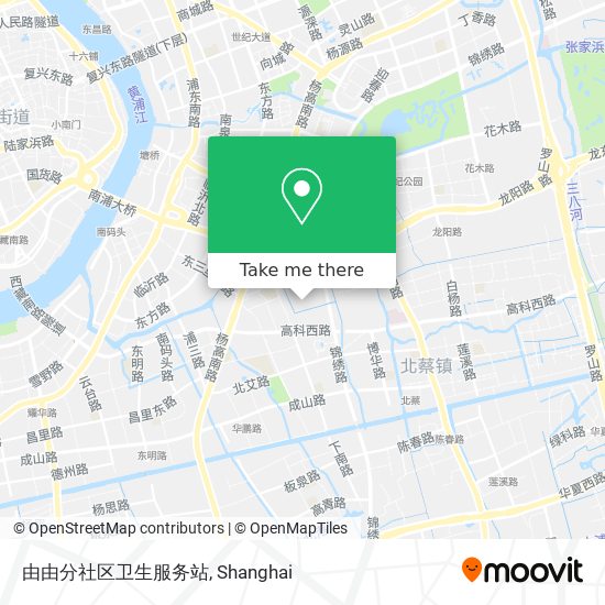 由由分社区卫生服务站 map