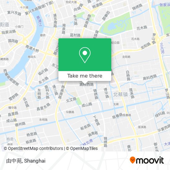 由中苑 map