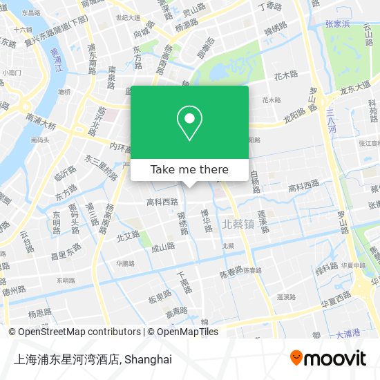 上海浦东星河湾酒店 map