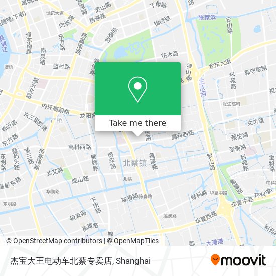 杰宝大王电动车北蔡专卖店 map