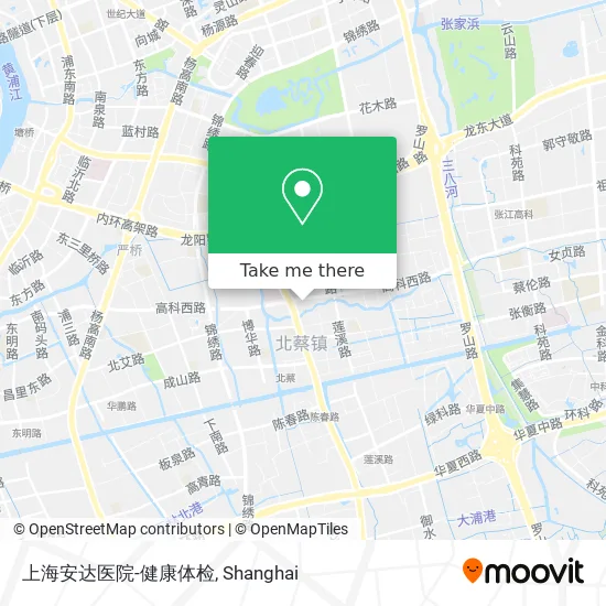 上海安达医院-健康体检 map