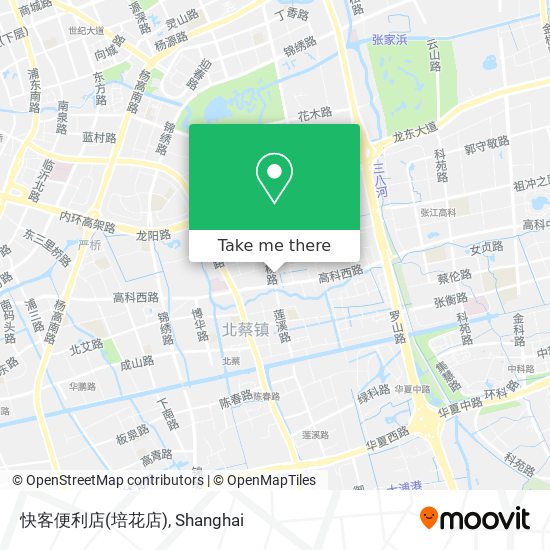 快客便利店(培花店) map